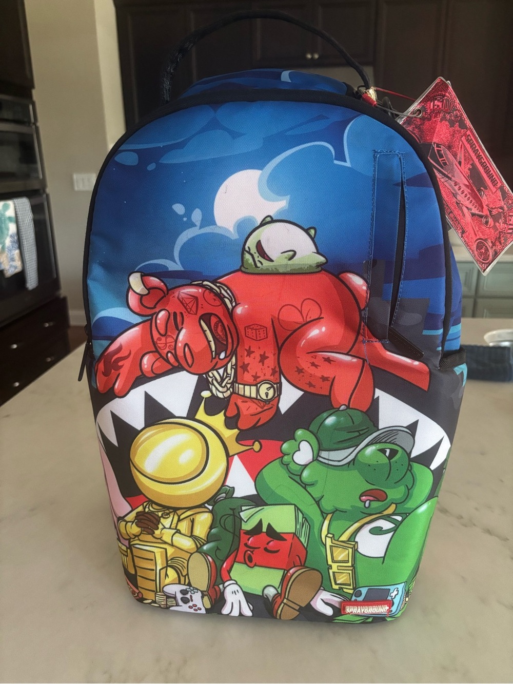 Sprayground Red Limited Edition Interior Backpack - Picture 8 of 12